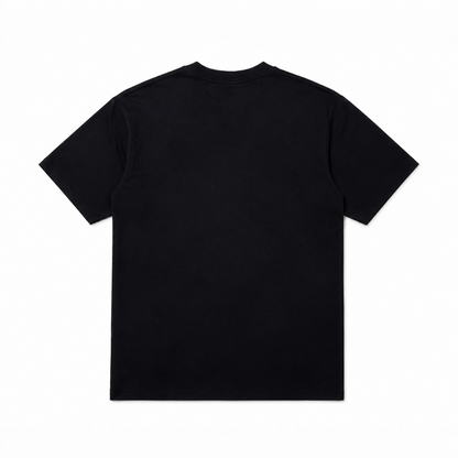 MIDNIGHT PANEL BLACK T-SHIRT